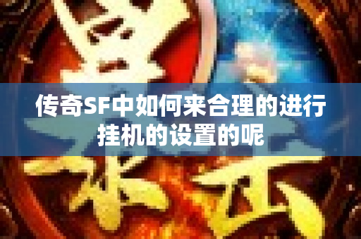 传奇SF中如何来合理的进行挂机的设置的呢-图1
