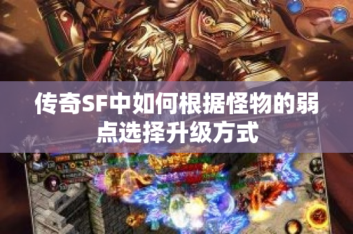 传奇SF中如何根据怪物的弱点选择升级方式-图1