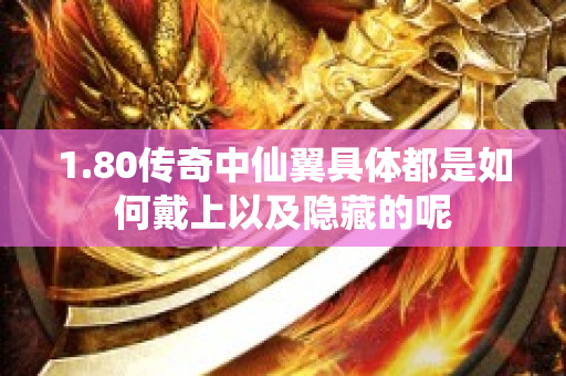 1.80传奇中仙翼具体都是如何戴上以及隐藏的呢-图1