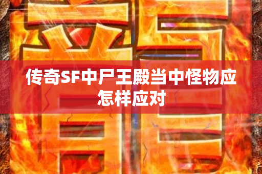 传奇SF中尸王殿当中怪物应怎样应对-图1