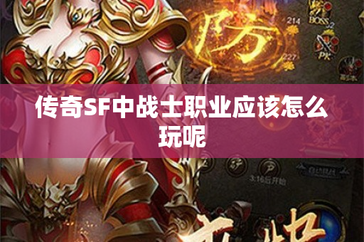 传奇SF中战士职业应该怎么玩呢-图1