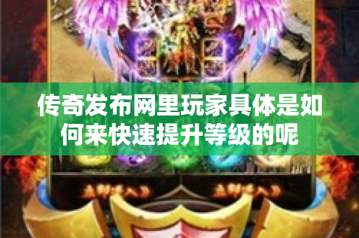 传奇发布网里玩家具体是如何来快速提升等级的呢