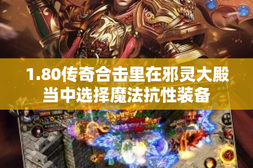 1.80传奇合击里在邪灵大殿当中选择魔法抗性装备