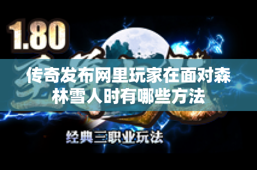 传奇发布网里玩家在面对森林雪人时有哪些方法-图1