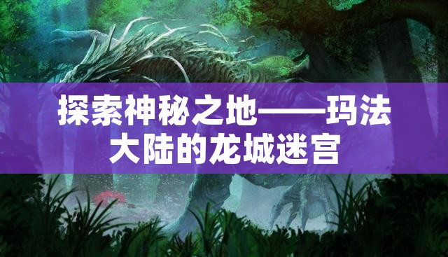 探索神秘之地——玛法大陆的龙城迷宫